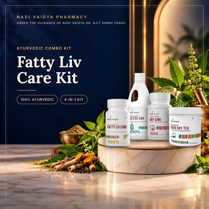 Nadi Vaidya Fatty Liv Care Kit – 1 month Ayurvedic liver combo